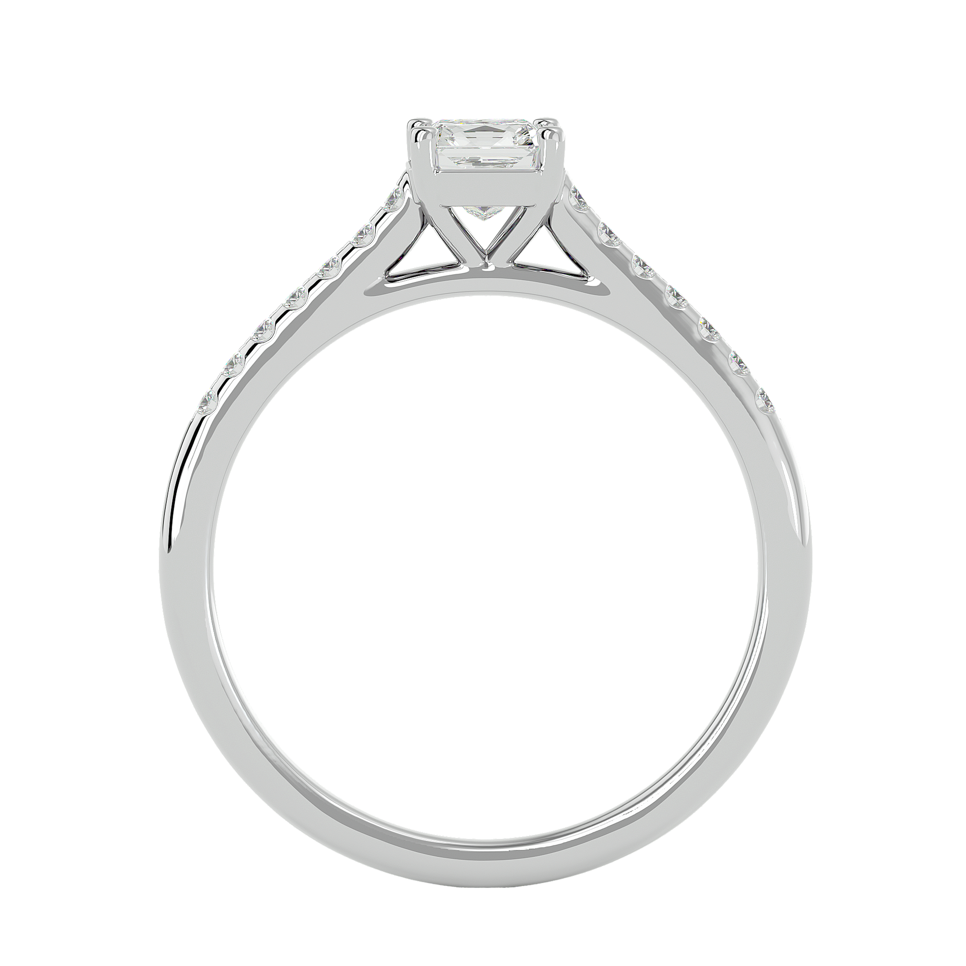 Ada - White Gold - ada-WG-princess-front