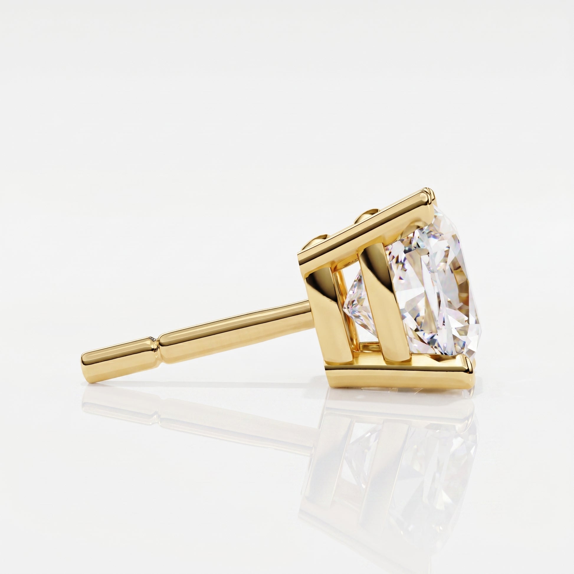 Adele - Yellow Gold - adele-YG-cushion-side