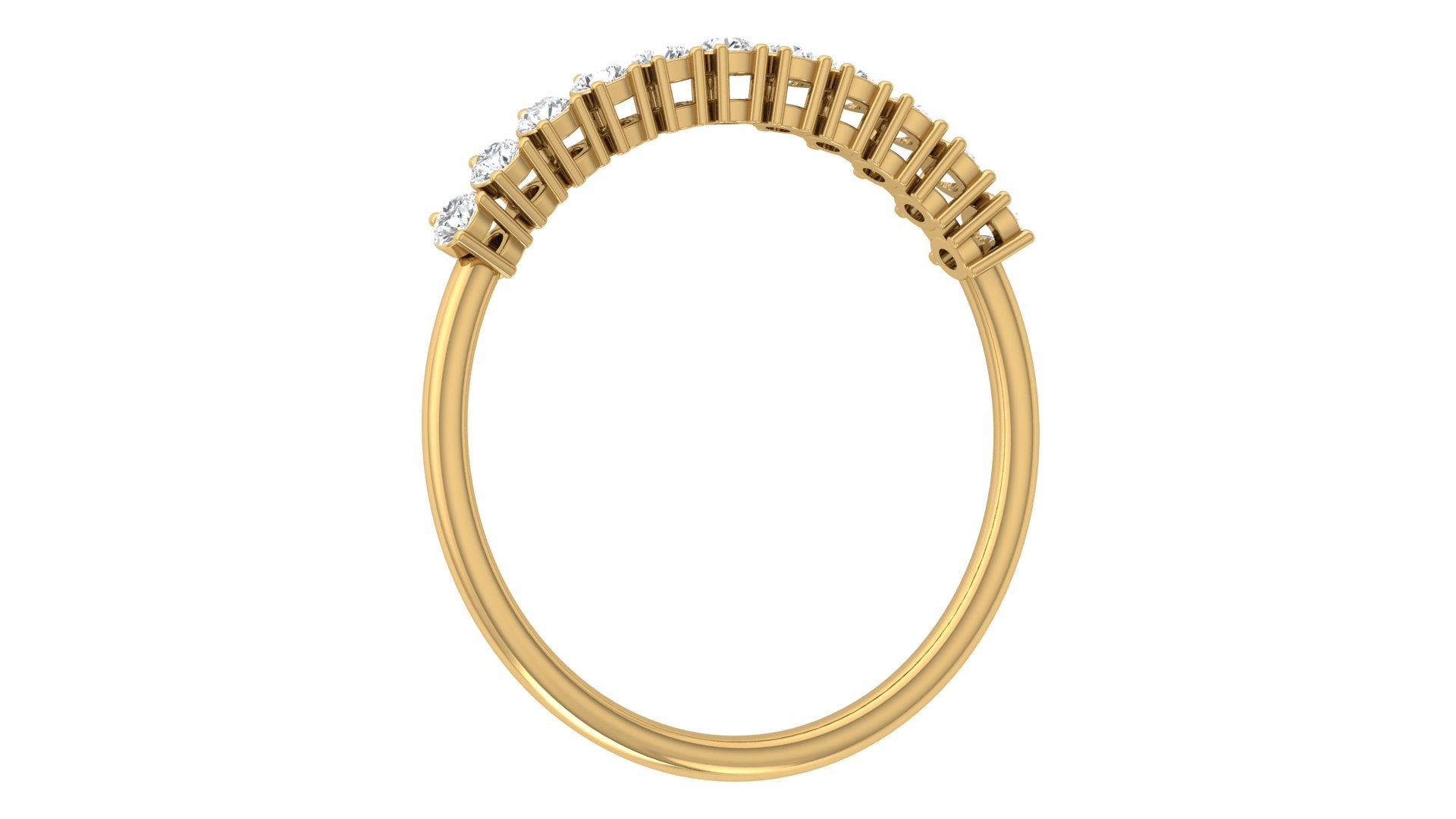 Amelie - Yellow Gold - amelie-YG-round-front