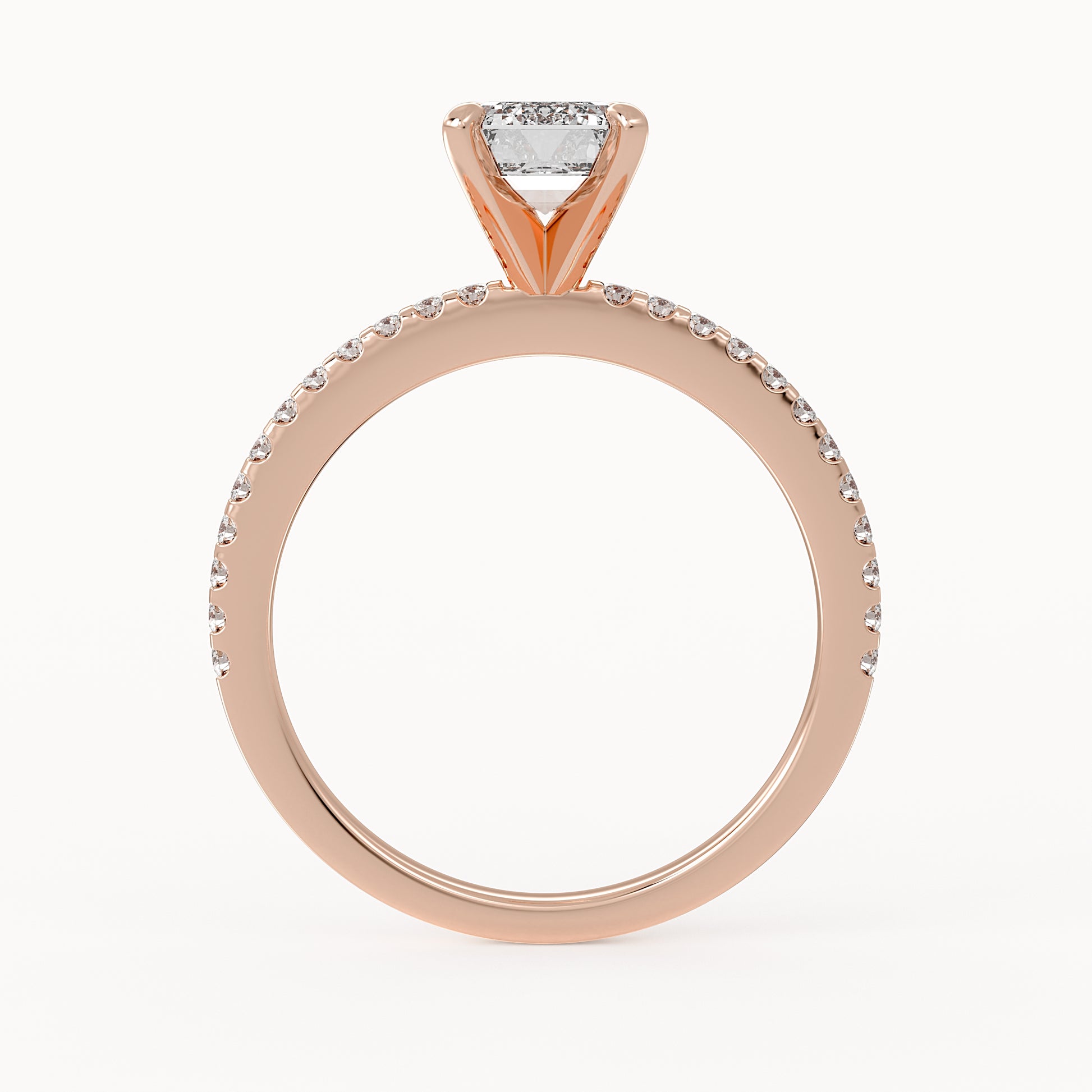 Andy - Rose Gold - andy-RG-emerald-front
