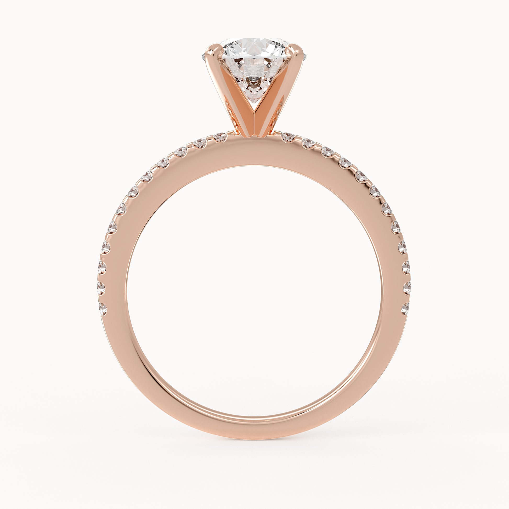 Andy - Rose Gold - andy-RG-round-front