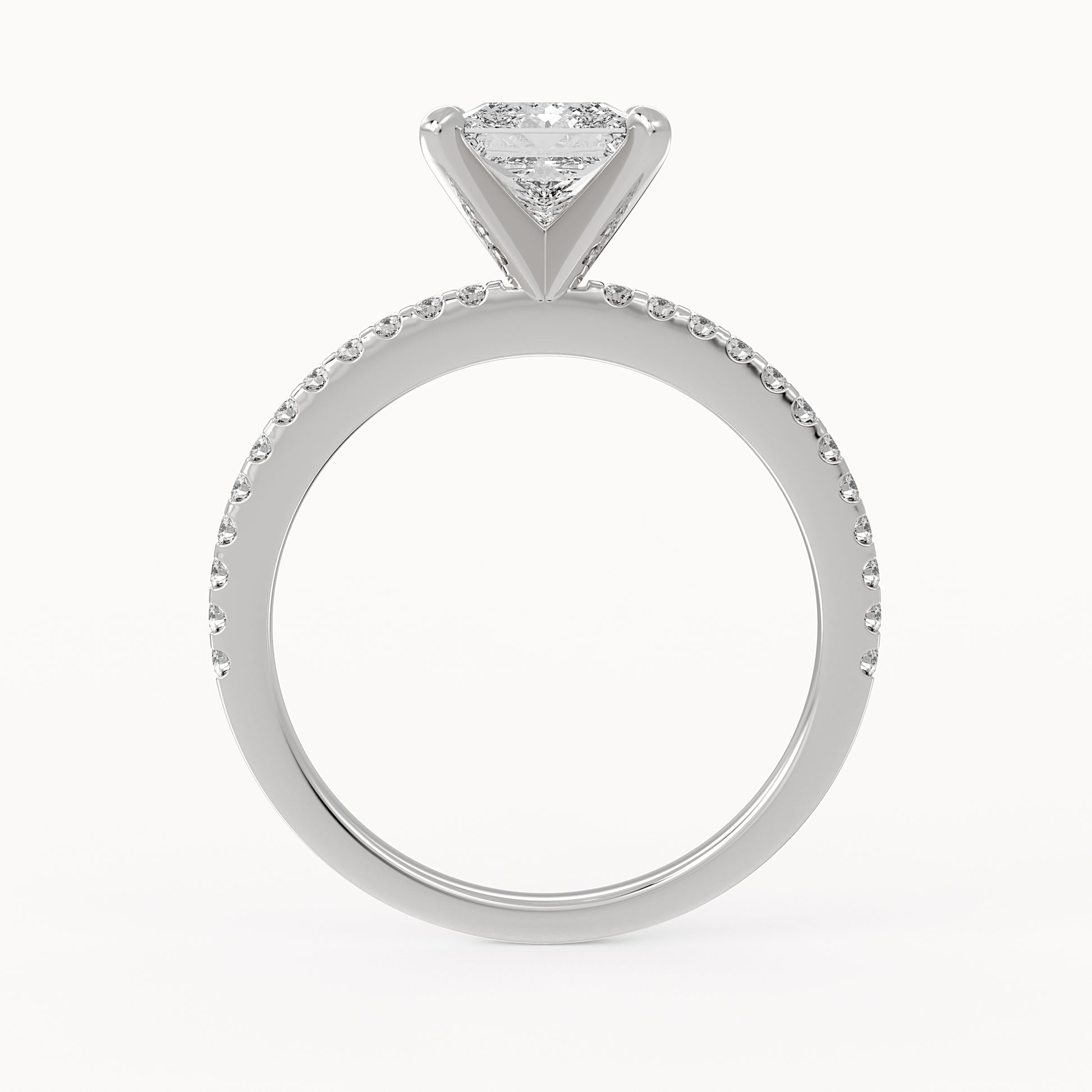 Andy - White Gold - andy-WG-princess-front