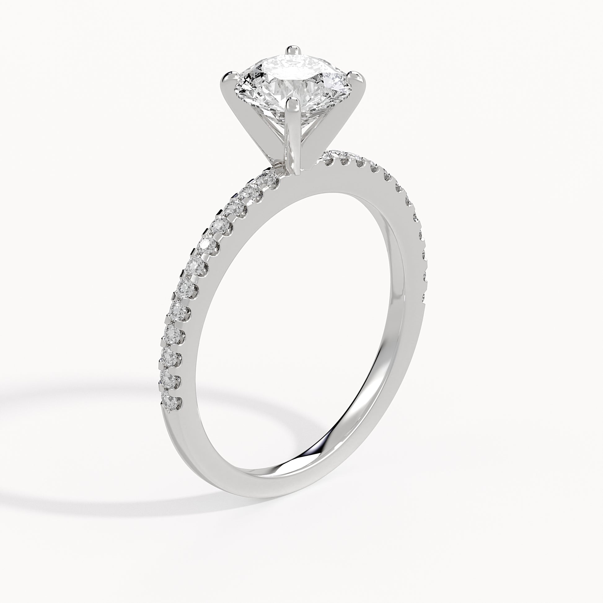 Andy - White Gold - andy-WG-round-angle