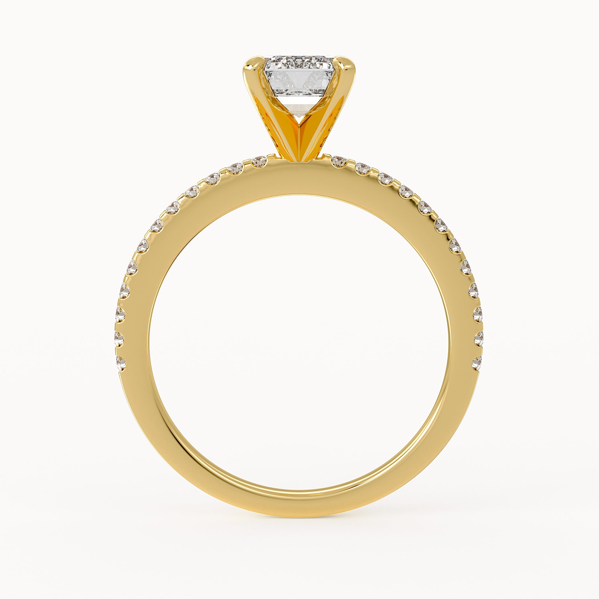 Andy - Yellow Gold - andy-YG-emerald-front