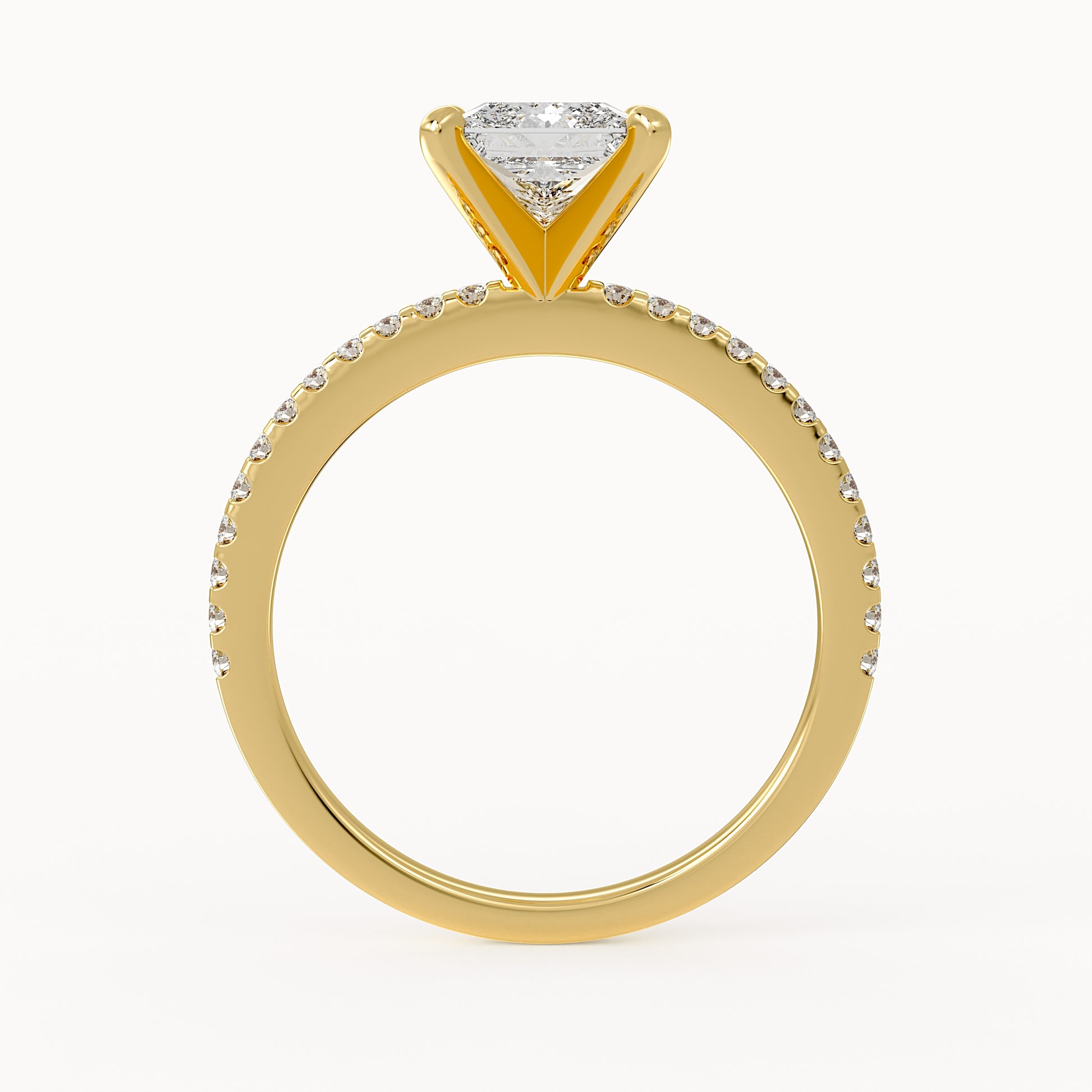 Andy - Yellow Gold - andy-YG-princess-front