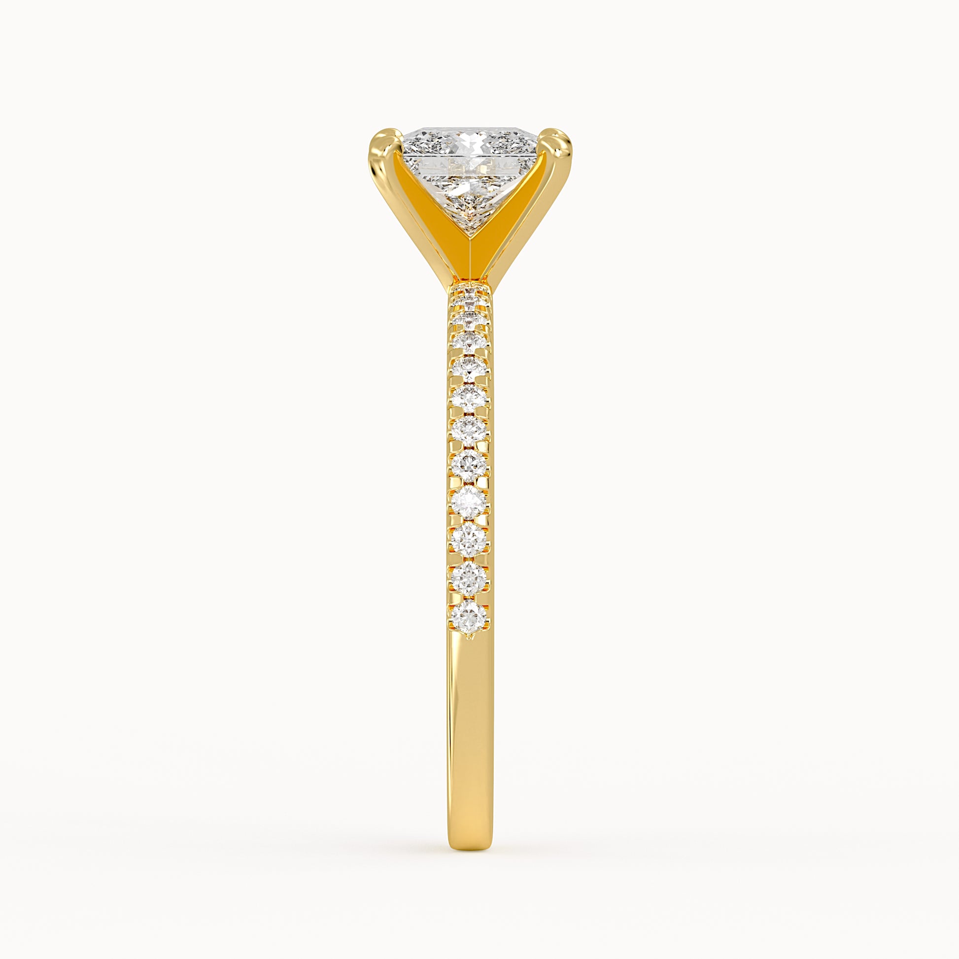 Andy - Yellow Gold - andy-YG-princess-side