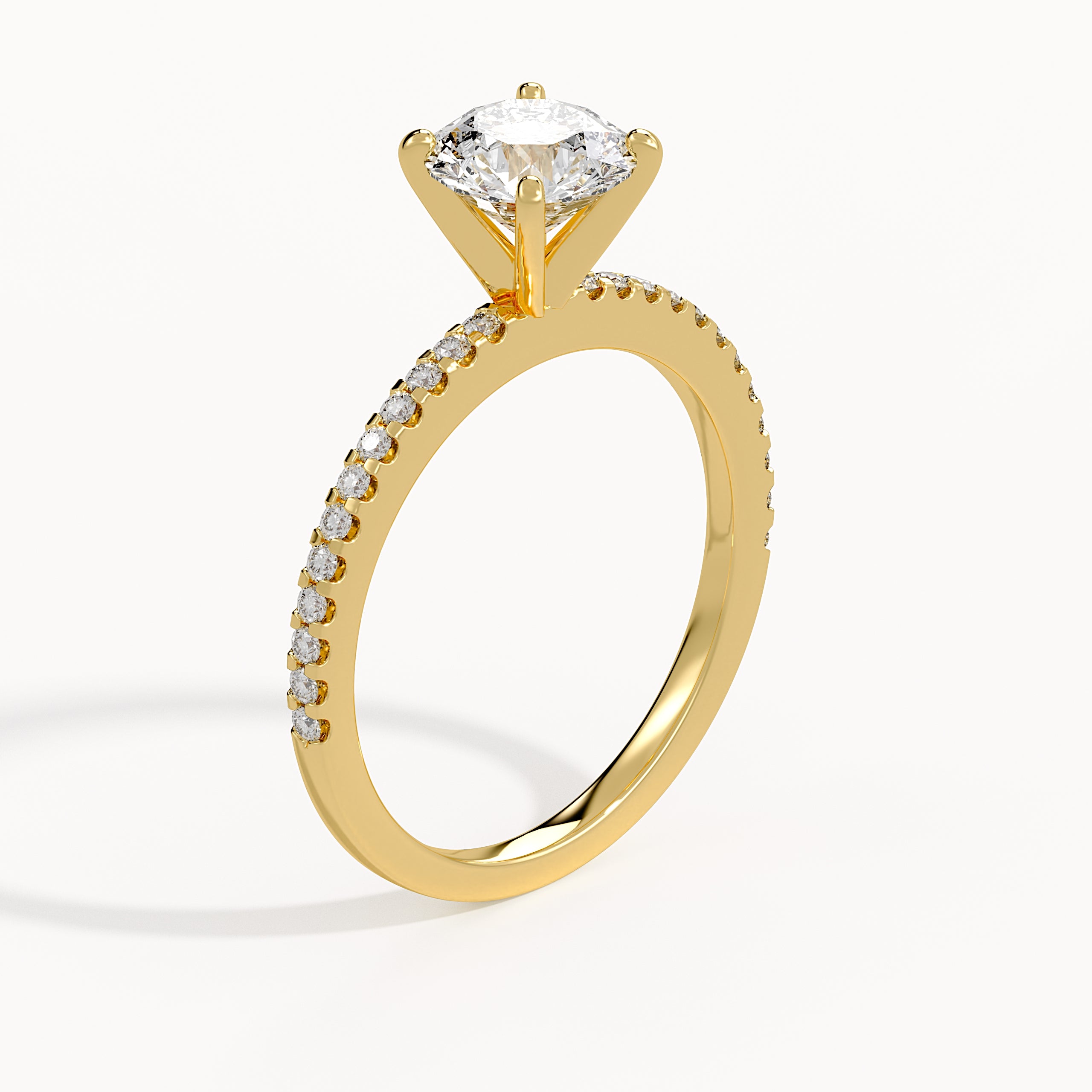 Andy - Yellow Gold - andy-YG-round-angle