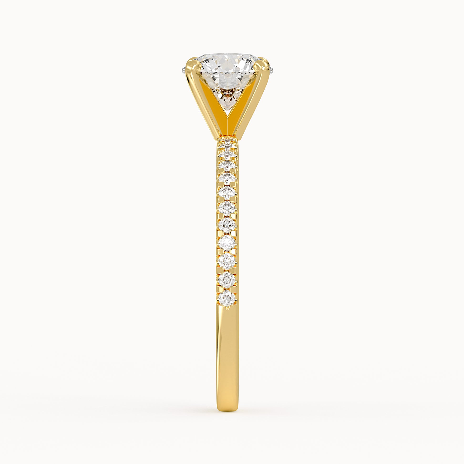Andy - Yellow Gold - andy-YG-round-side