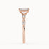 Aria - Rose Gold - aria-RG-emerald-side