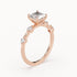 Aria - Rose Gold - aria-RG-princess-angle