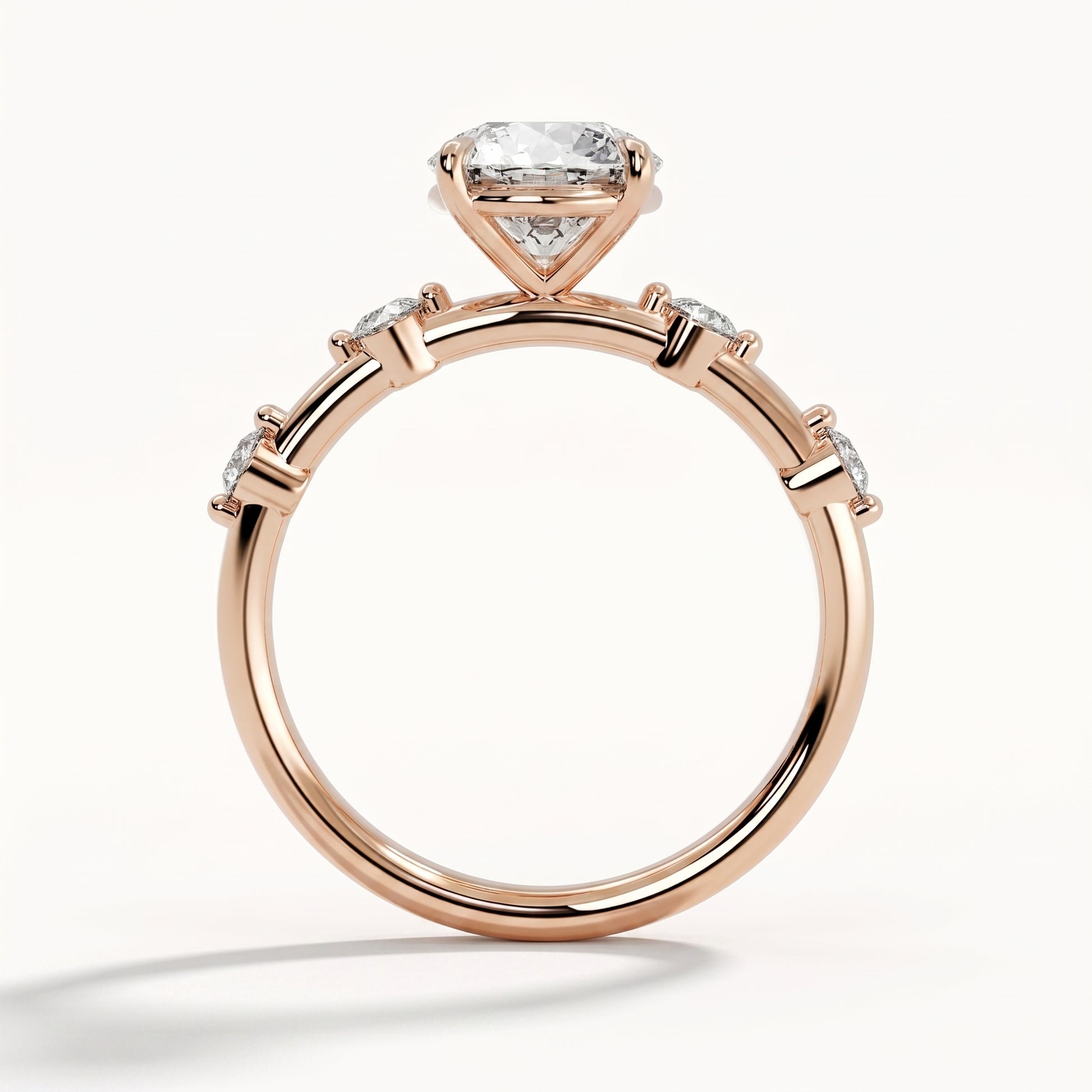 Aria - Rose Gold - aria-RG-round-front