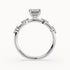 Aria - White Gold - aria-WG-emerald-front