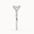 Aria - White Gold - aria-WG-emerald-side