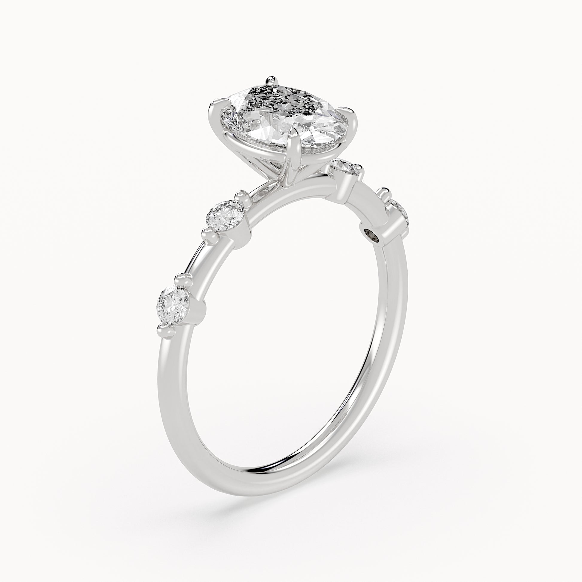 Aria - White Gold - aria-WG-oval-angle
