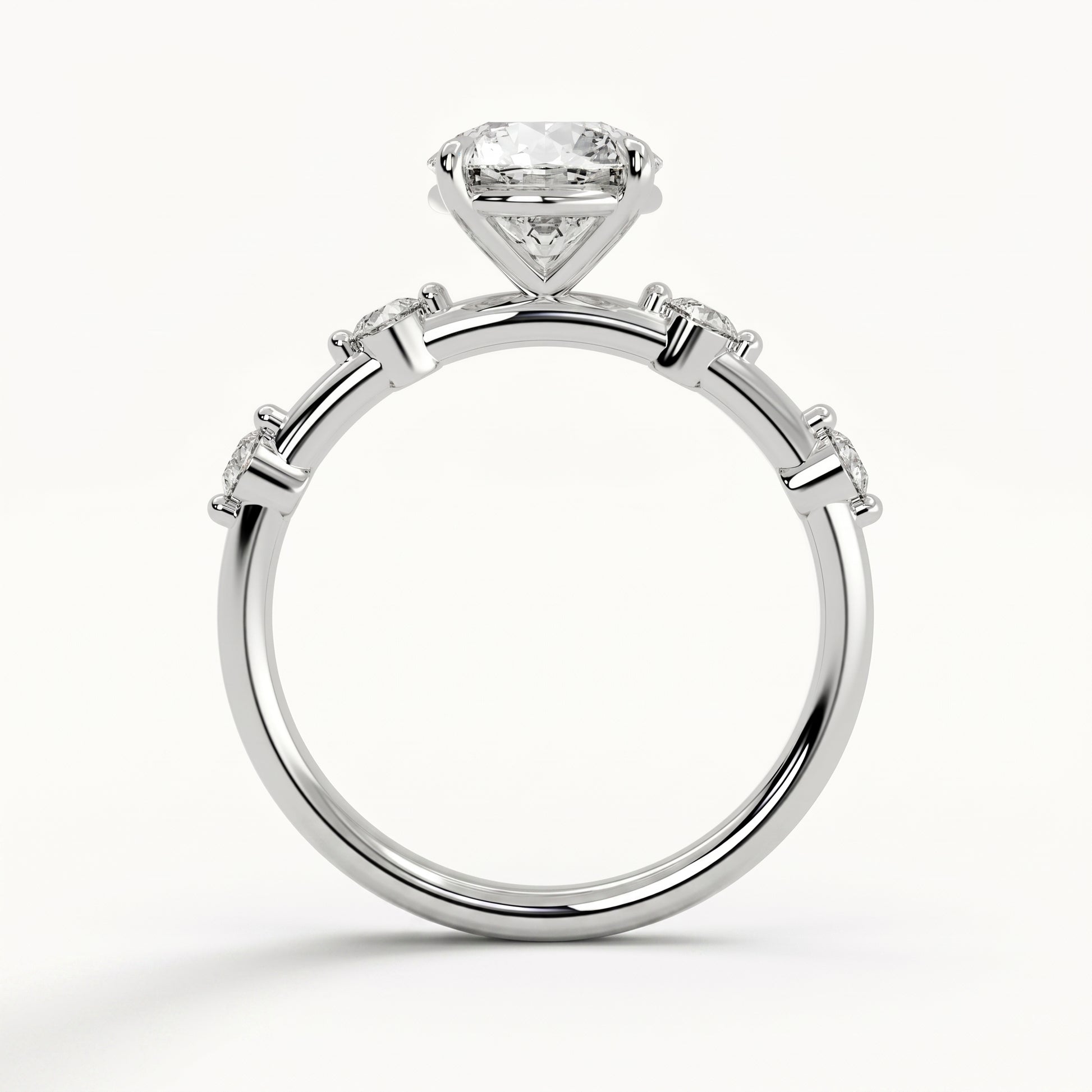 Aria - White Gold - aria-WG-round-front