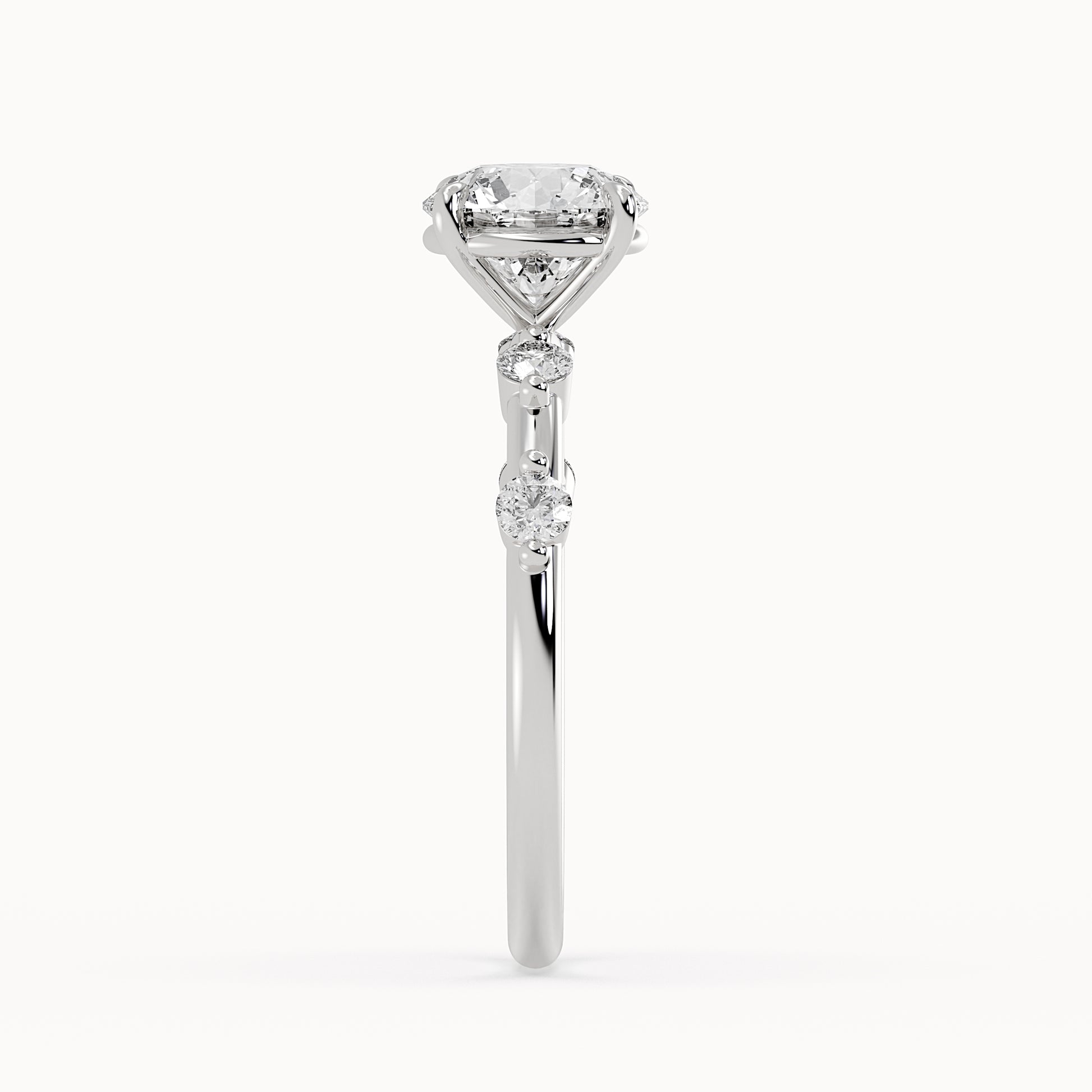 Aria - White Gold - aria-WG-round-side