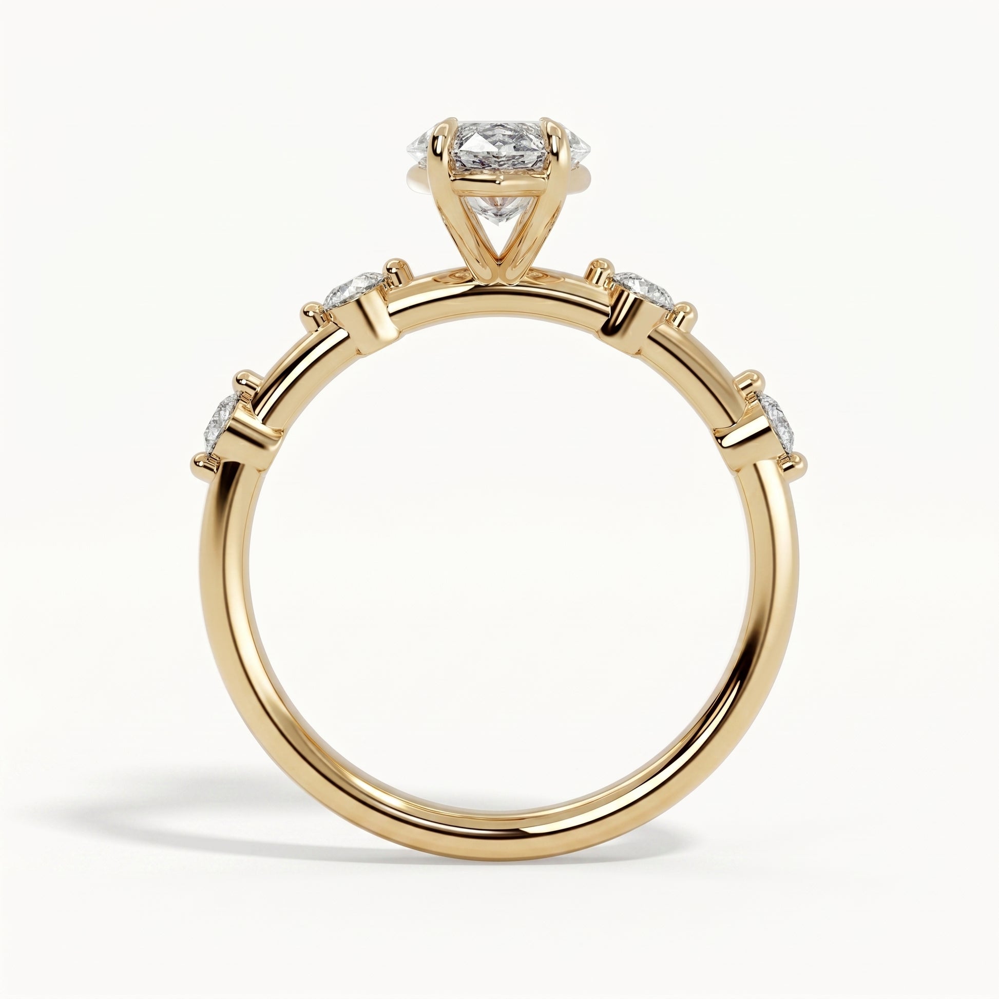 Aria - Yellow Gold - aria-YG-marquise-front