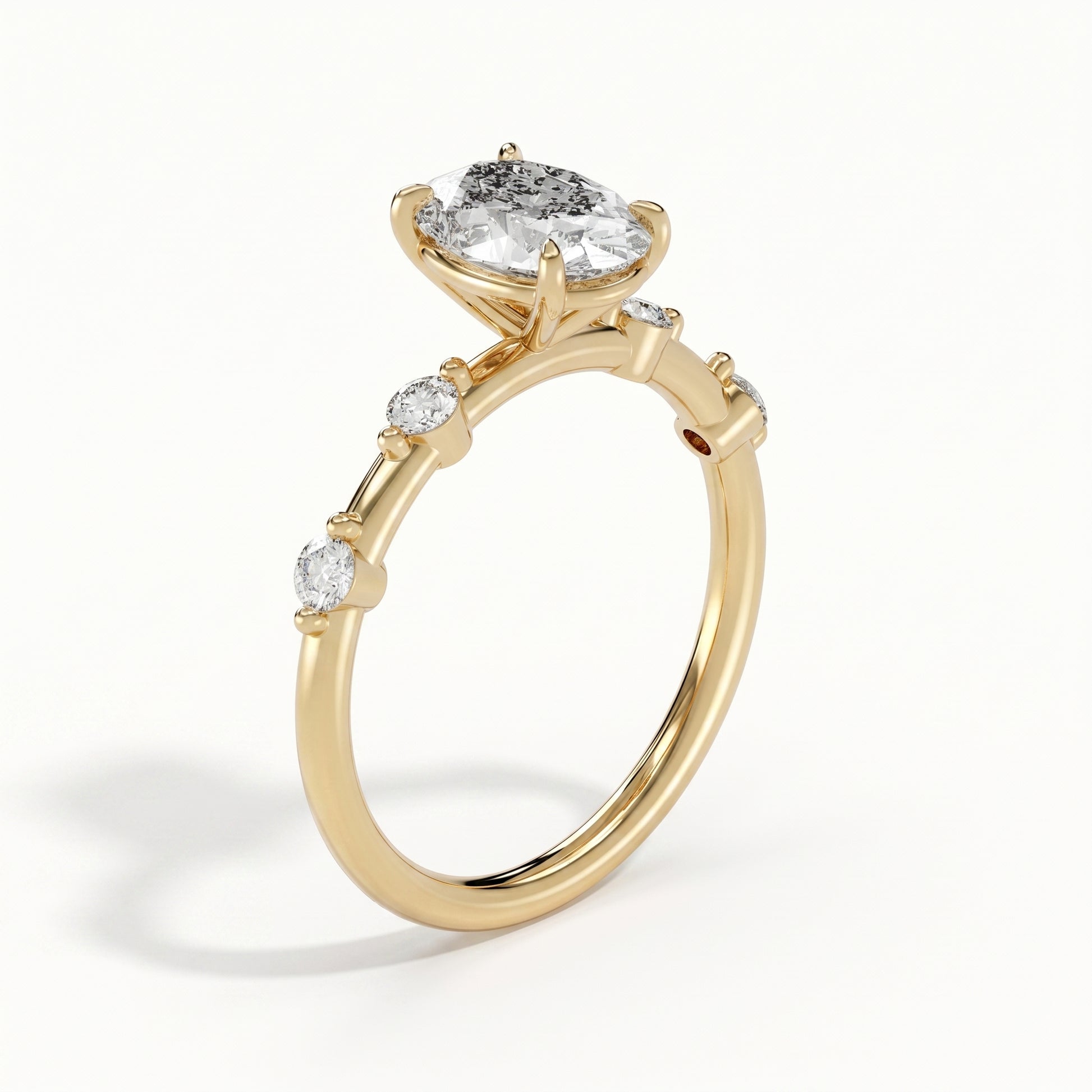 Aria - Yellow Gold - aria-YG-oval-angle