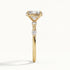 Aria - Yellow Gold - aria-YG-oval-side