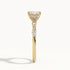 Aria - Yellow Gold - aria-YG-princess-side