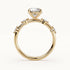 Aria - Yellow Gold - aria-YG-round-front