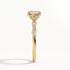 Aria - Yellow Gold - aria-YG-round-side
