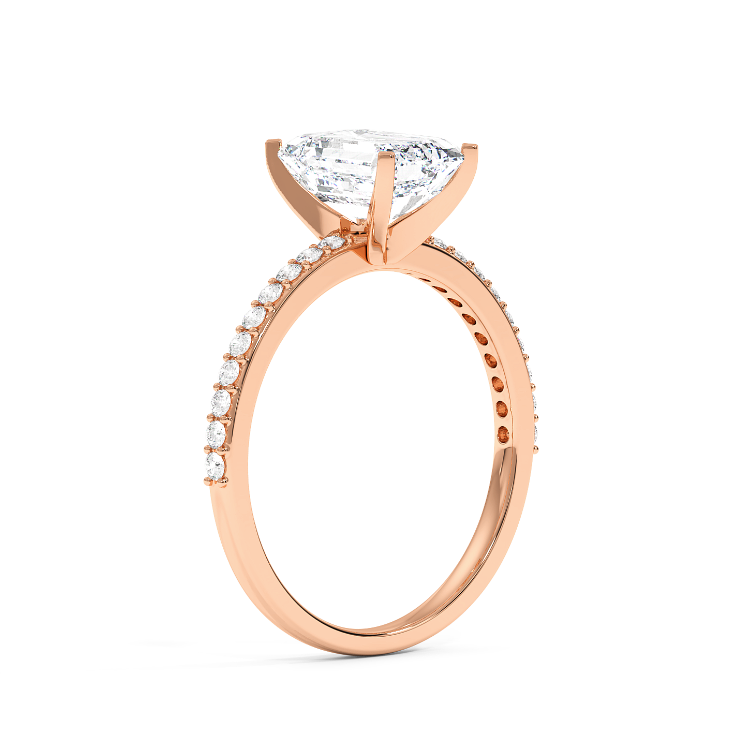 Ashnoor - Rose Gold - ashnoor-RG-emerald-angle