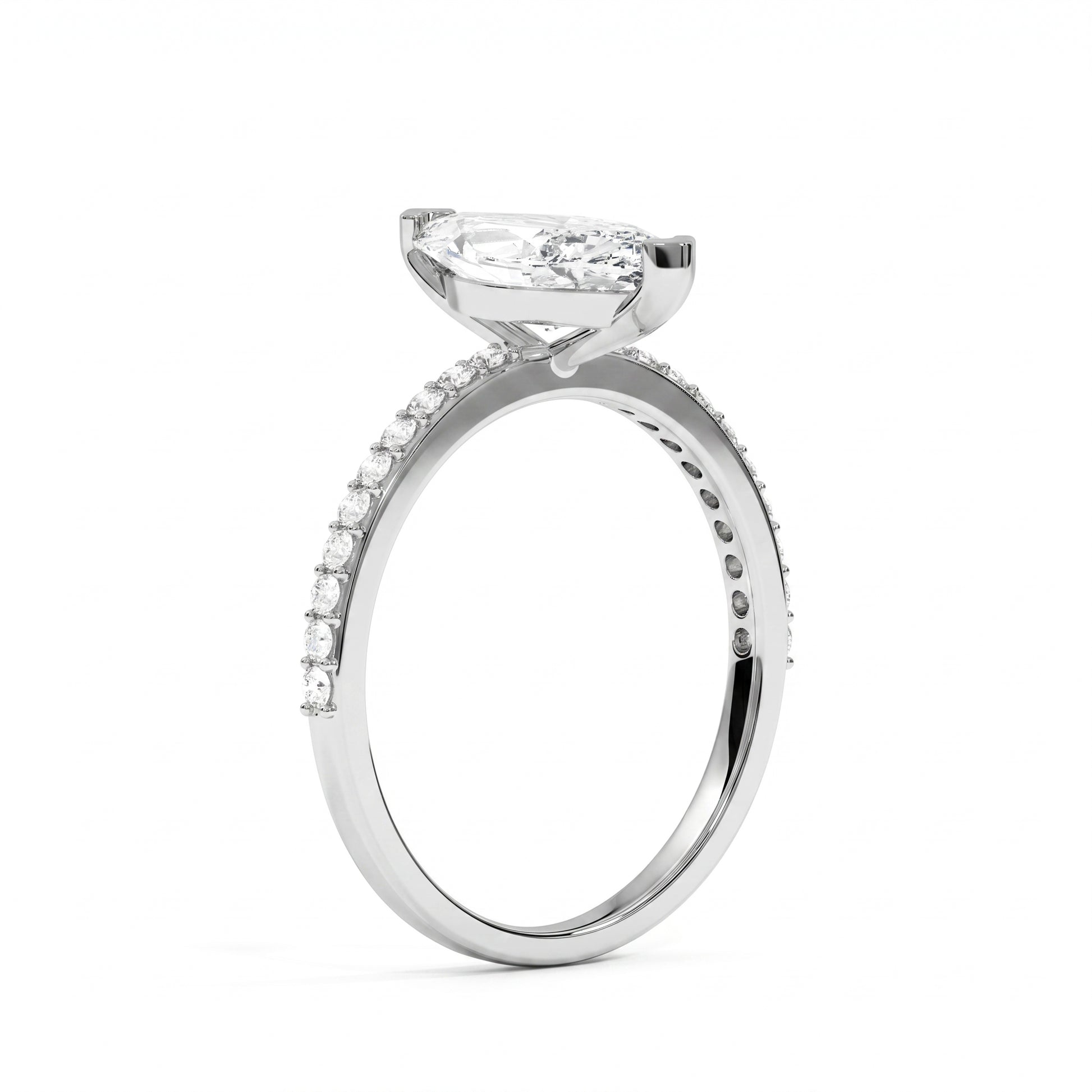 Ashnoor - White Gold - ashnoor-WG-marquise-angle