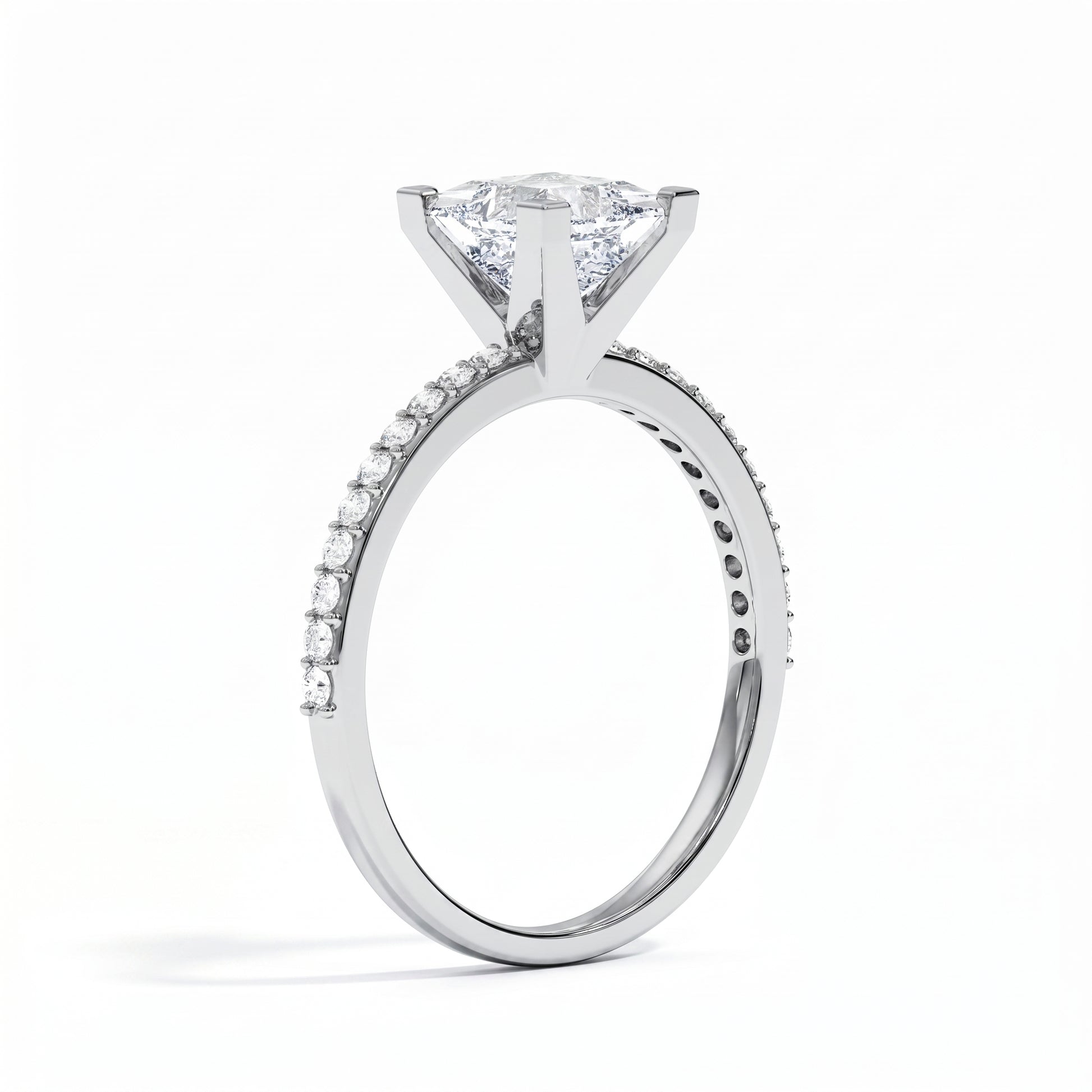 Ashnoor - White Gold - ashnoor-WG-princess-angle