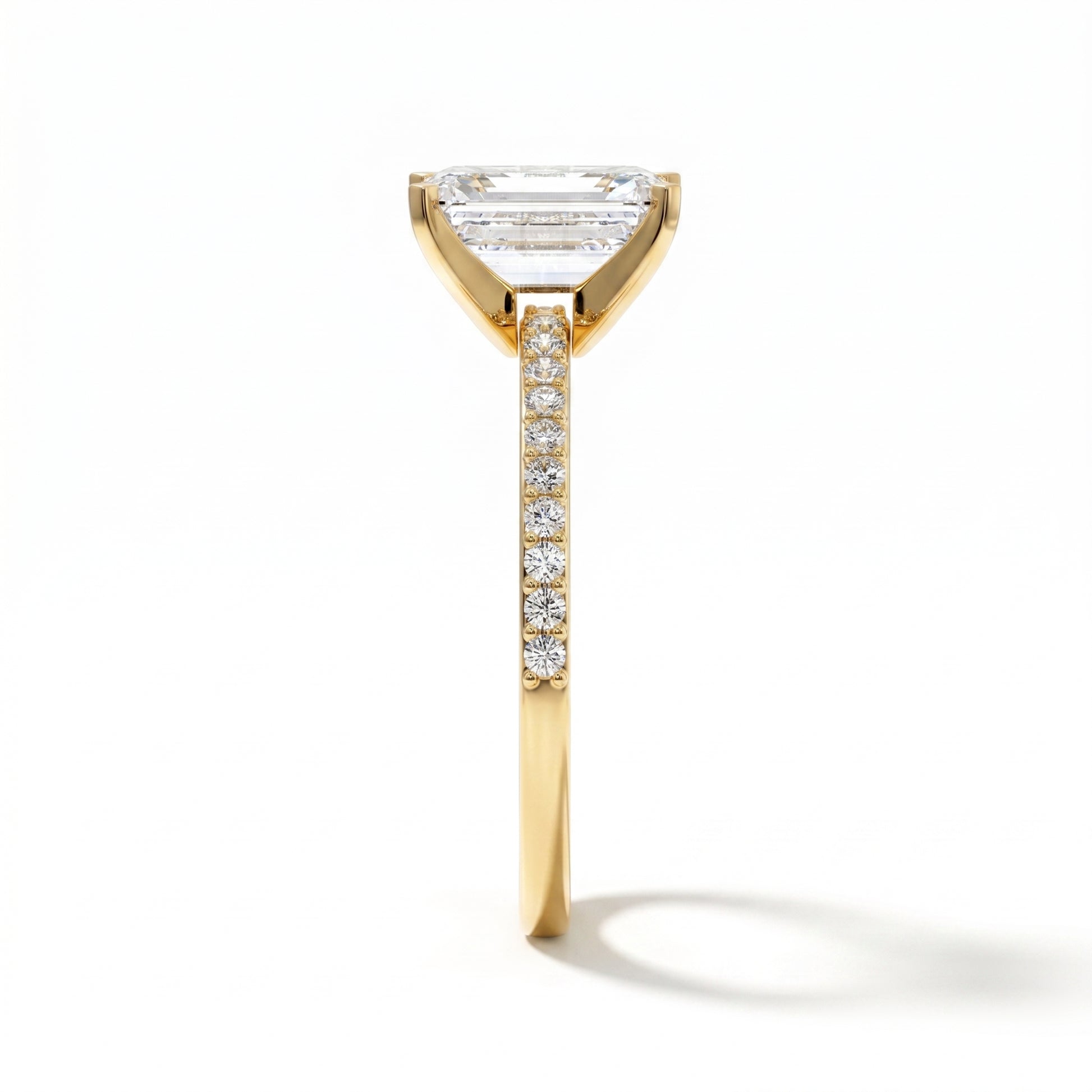 Ashnoor - Yellow Gold - ashnoor-YG-emerald-side