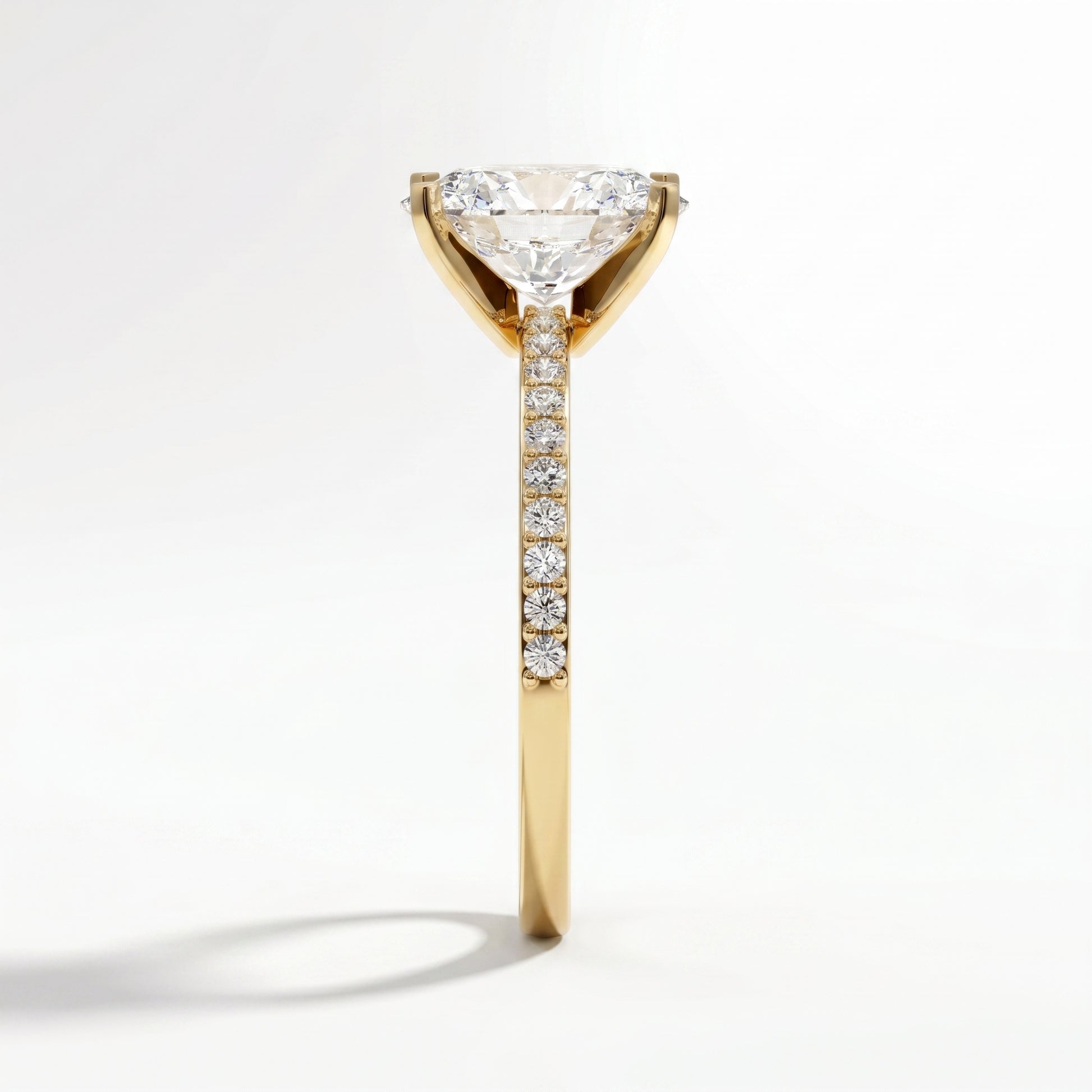 Ashnoor - Yellow Gold - ashnoor-YG-oval-side