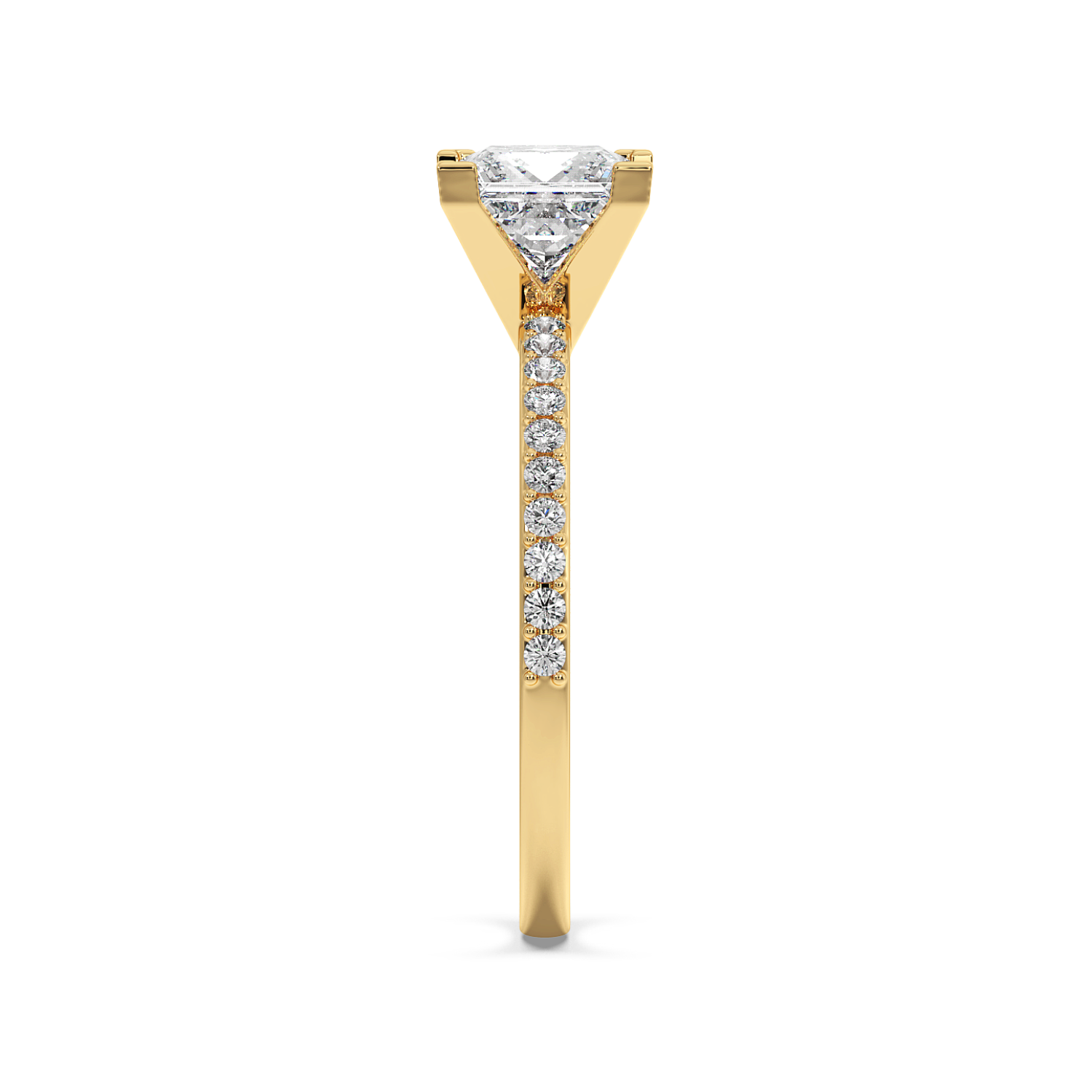 Ashnoor - Yellow Gold - ashnoor-YG-princess-side