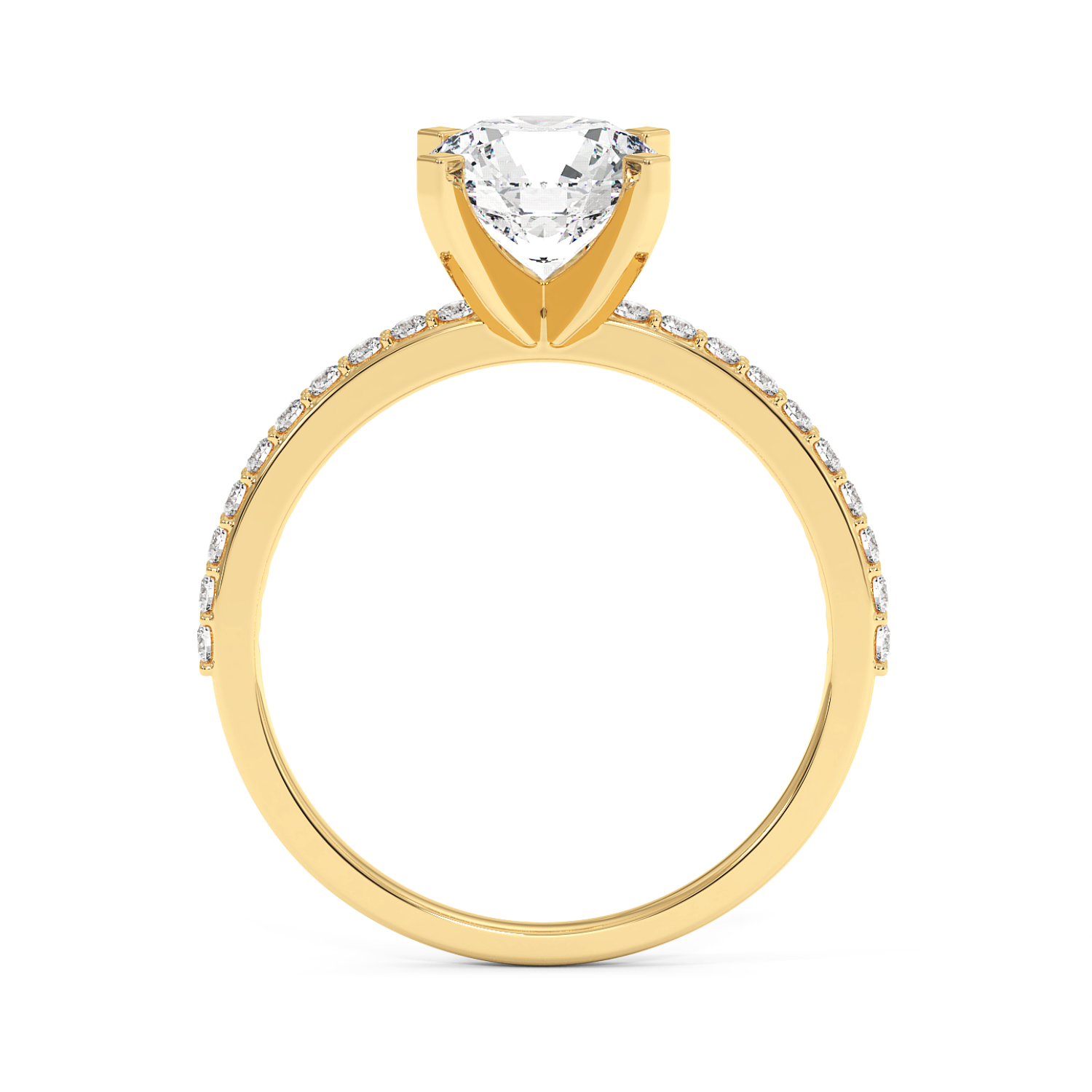 Ashnoor - Yellow Gold - ashnoor-YG-round-front