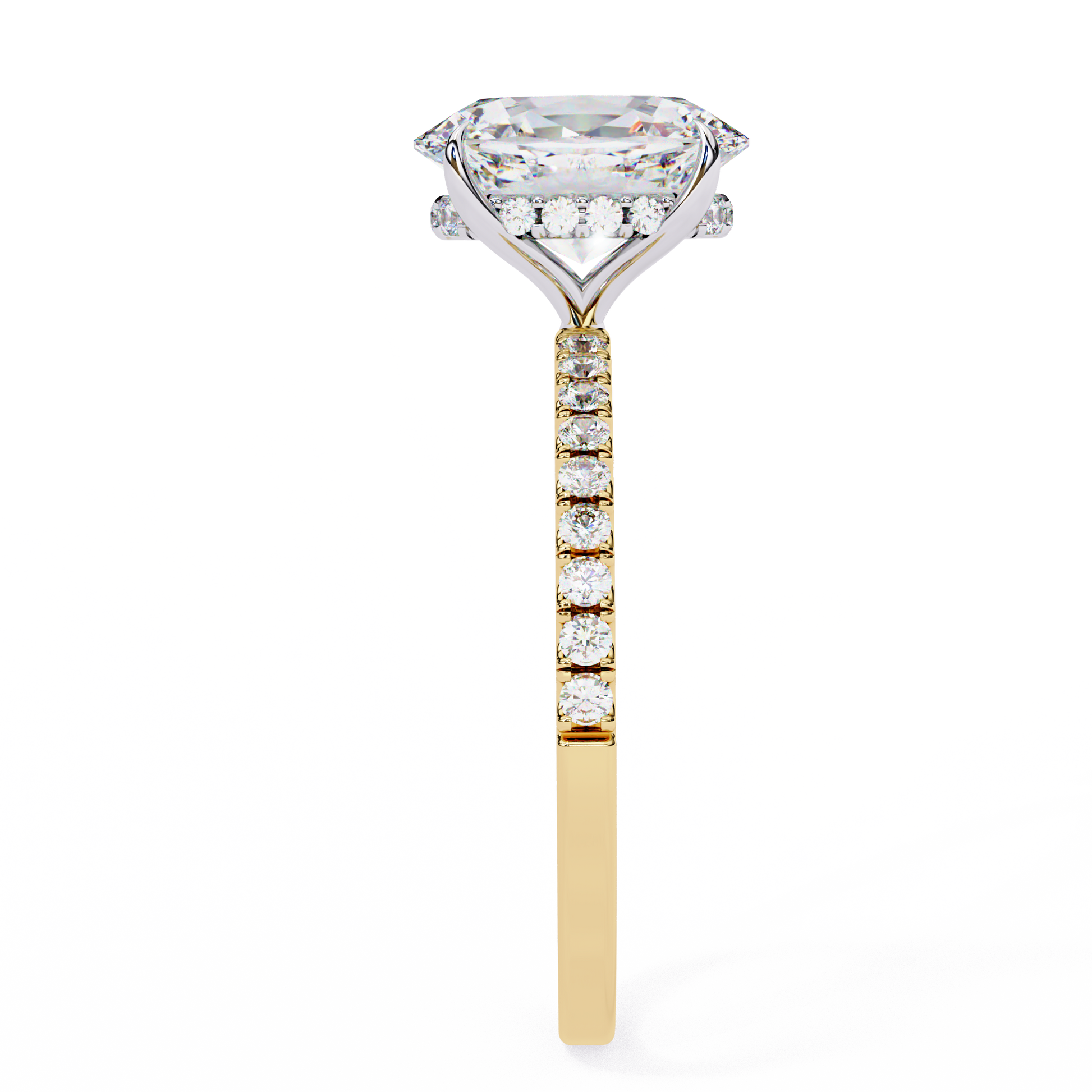Aurora - Yellow Gold - oval-angle-4