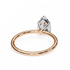 Bella - Rose Gold - pear-angle
