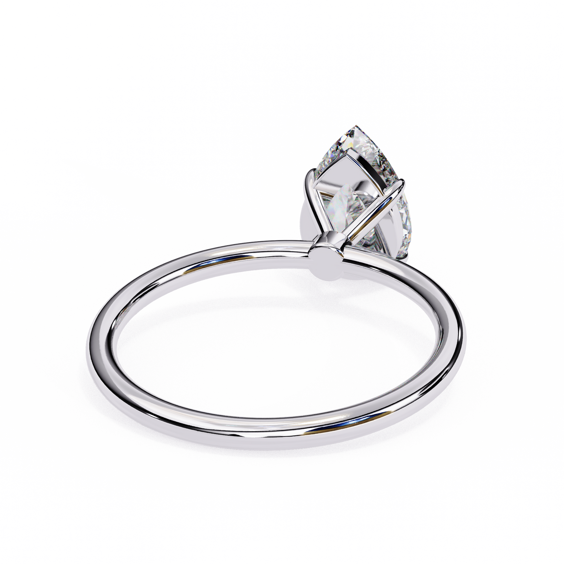 Bella - White Gold - pear-angle-3