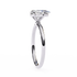 Bella - White Gold - pear-side