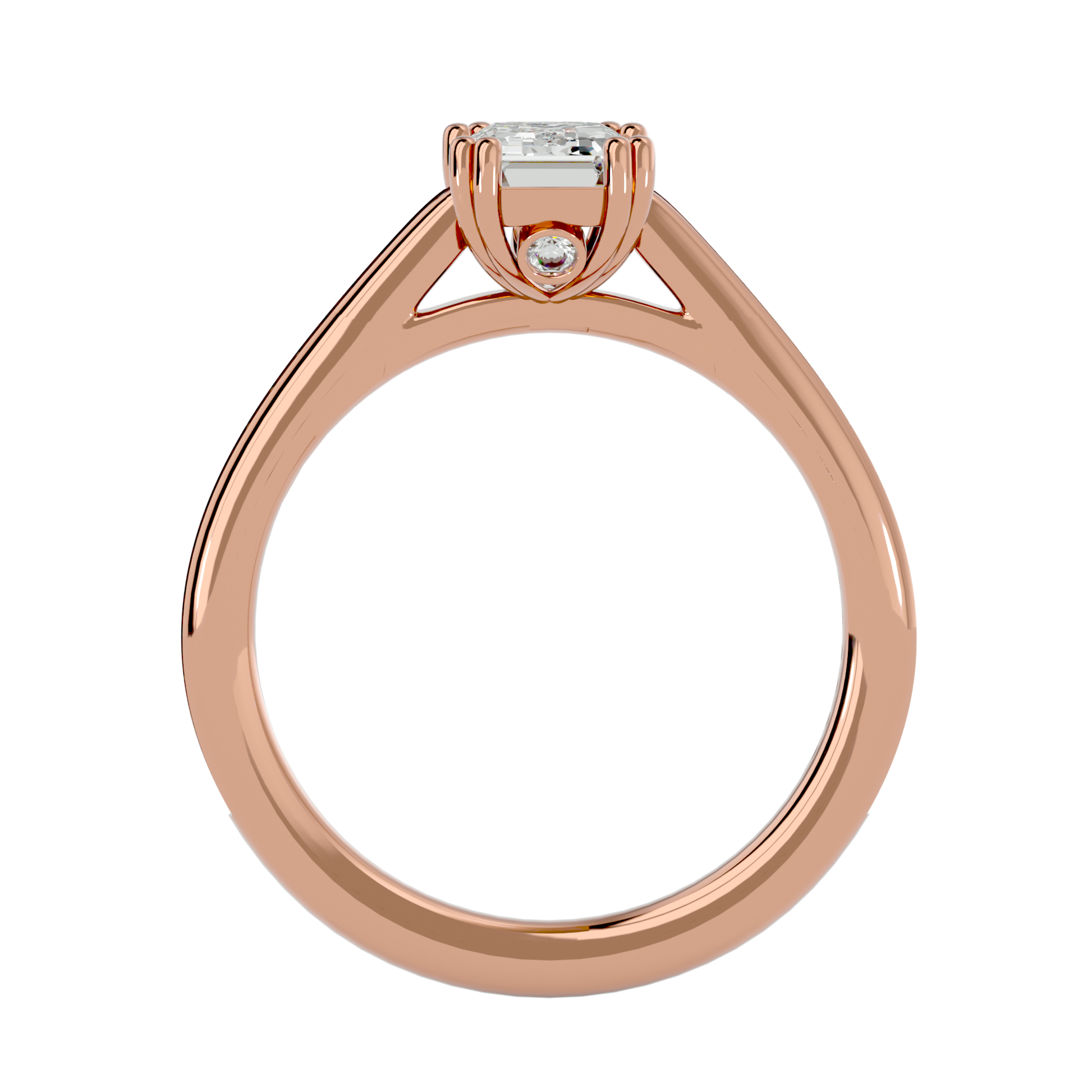 Bianca - Rose Gold - bianca-RG-emerald-front