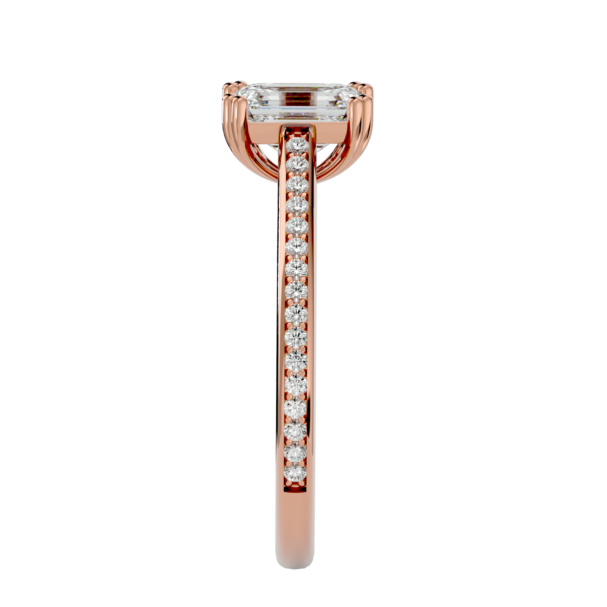 Bianca - Rose Gold - bianca-RG-emerald-side