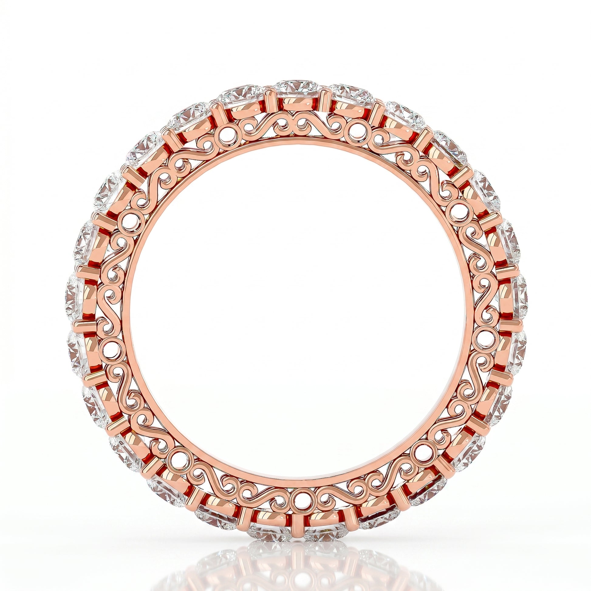 Brooke - Rose Gold - brooke-RG-round-front