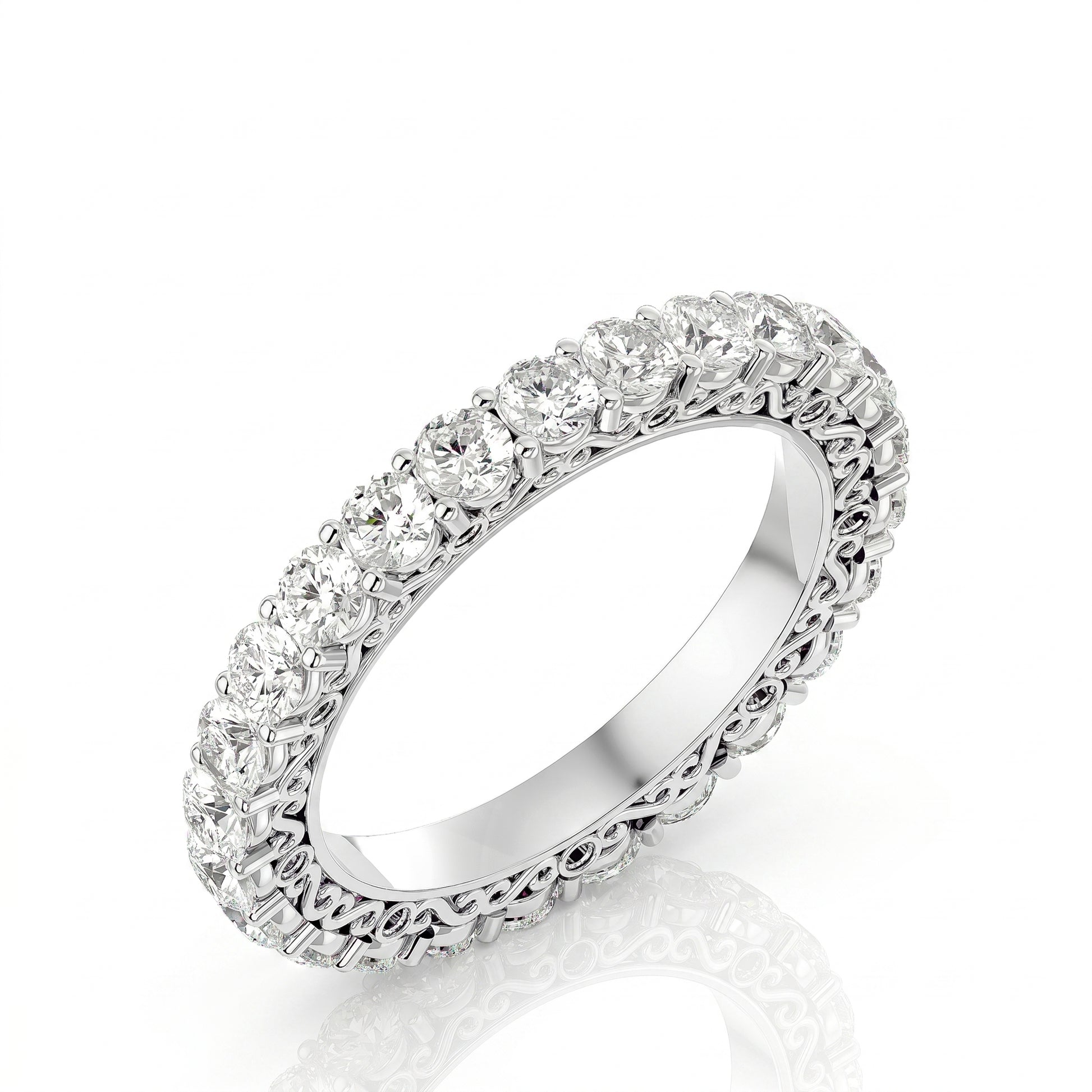 Brooke - White Gold - brooke-WG-round-angle