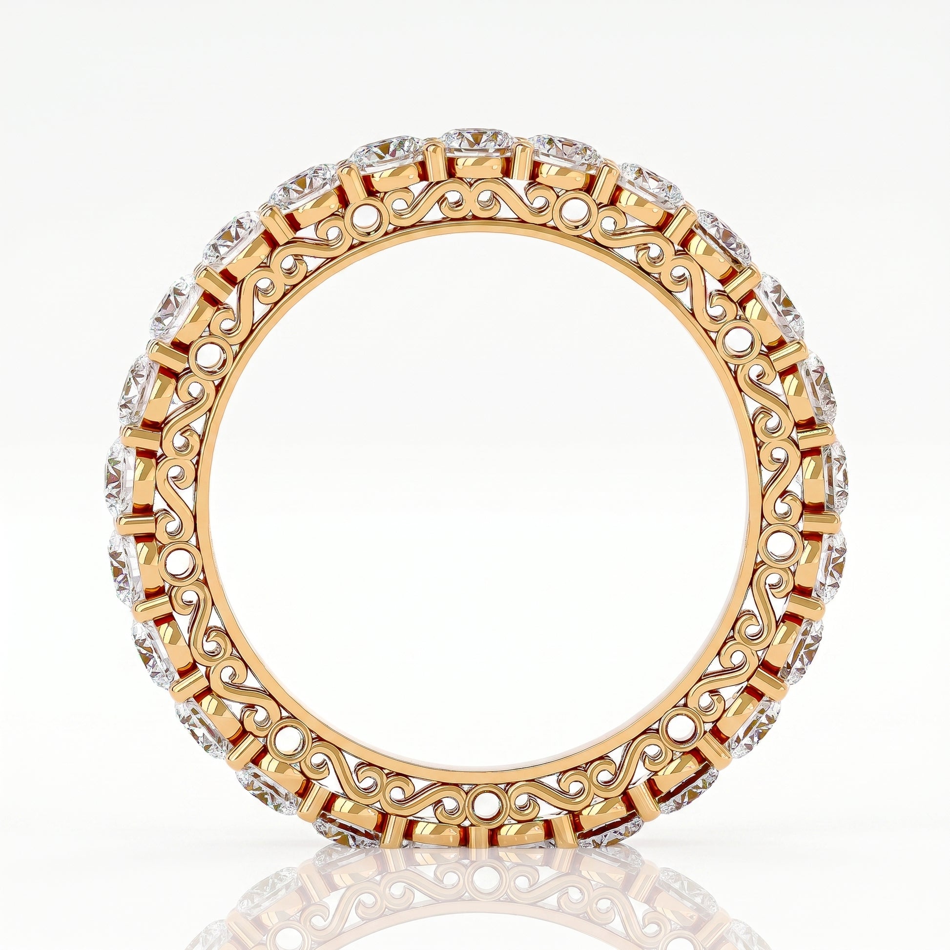 Brooke - Yellow Gold - brooke-YG-round-front