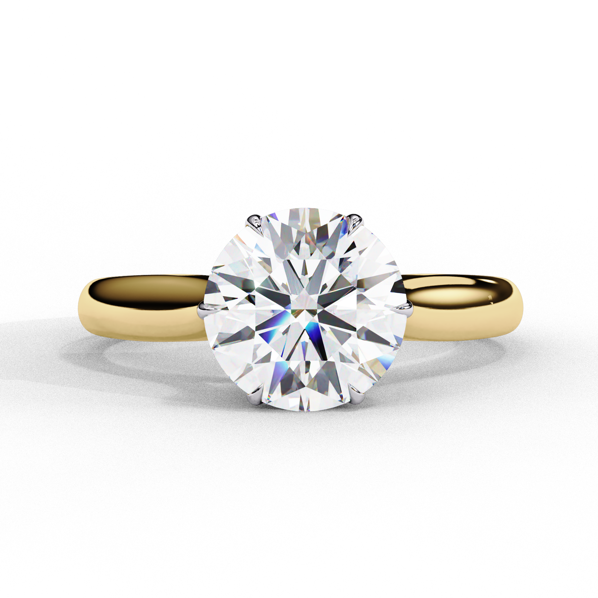 Elise - Yellow Gold - cad_031-YG-round-hero