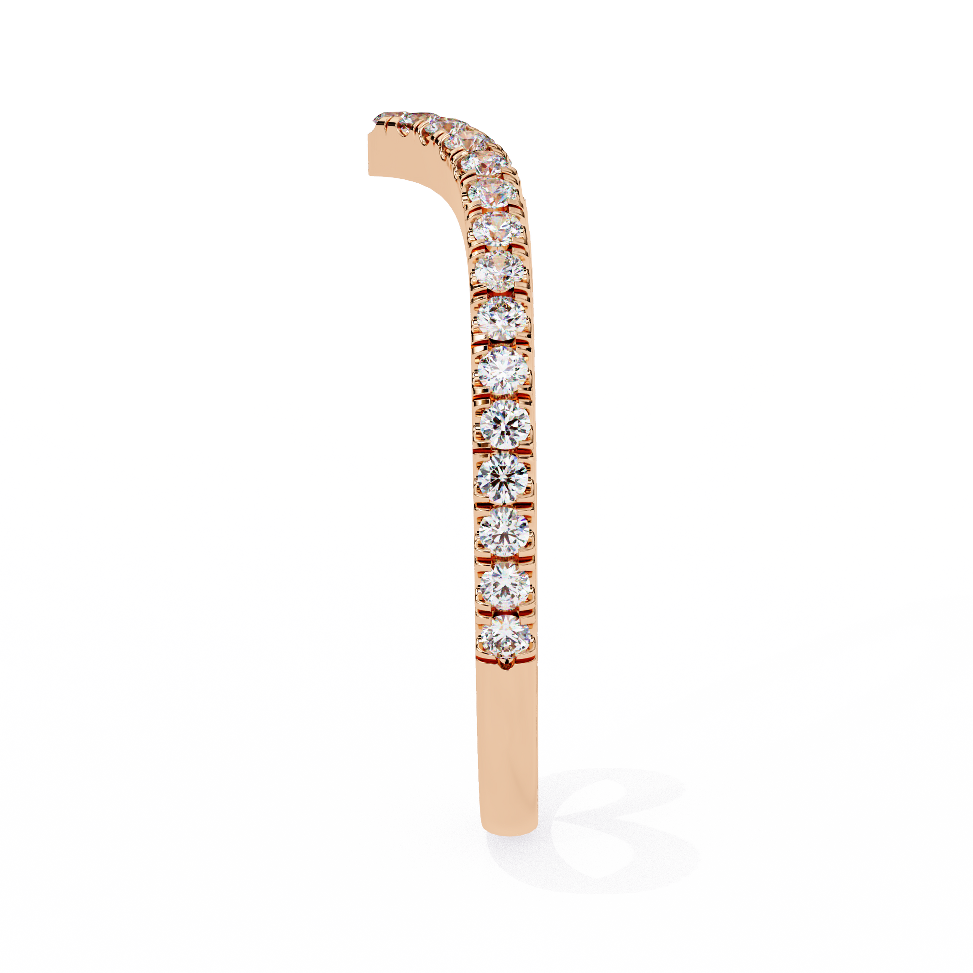 Lyra - Rose Gold - cad_242-RG-round-side