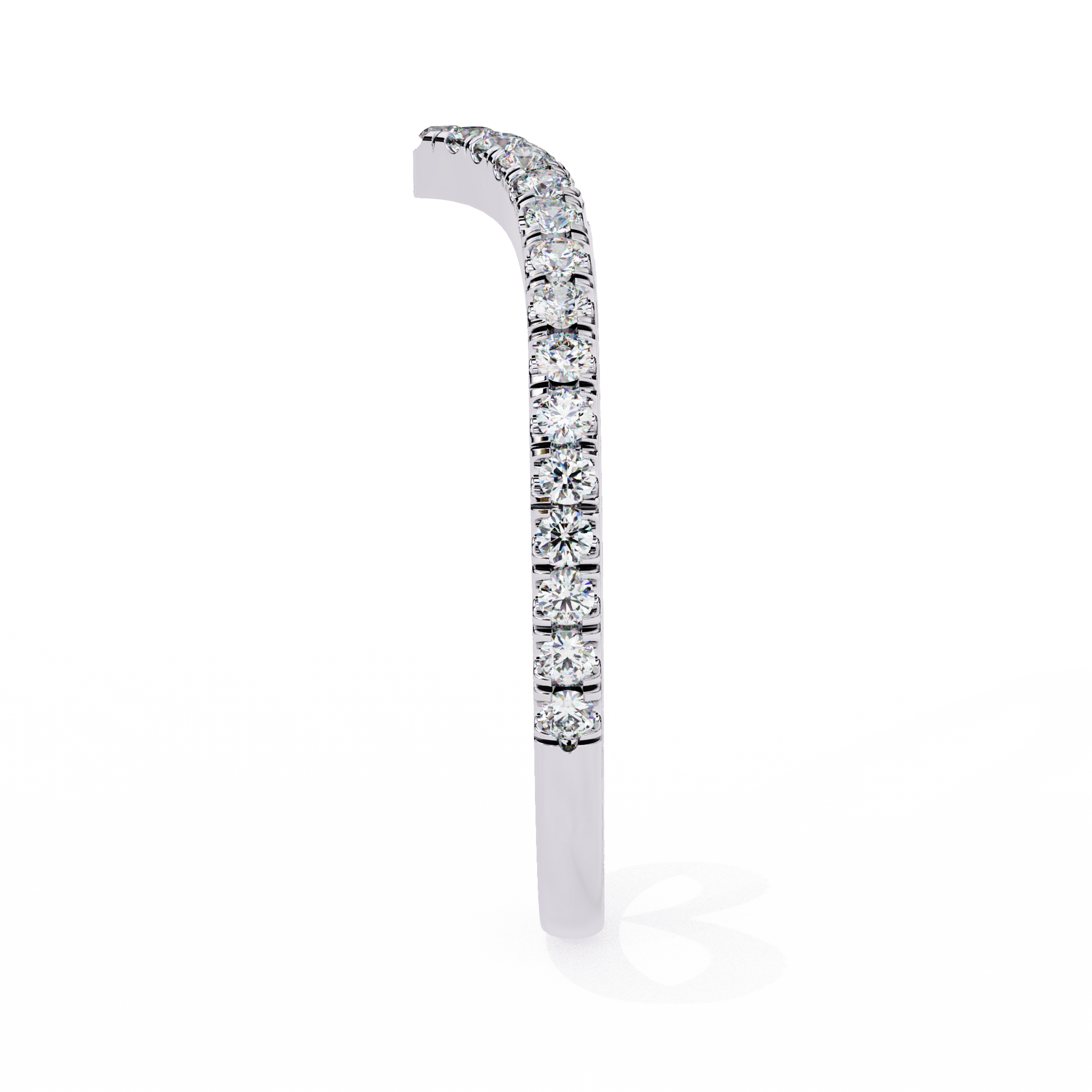 Lyra - White Gold - cad_242-WG-round-side