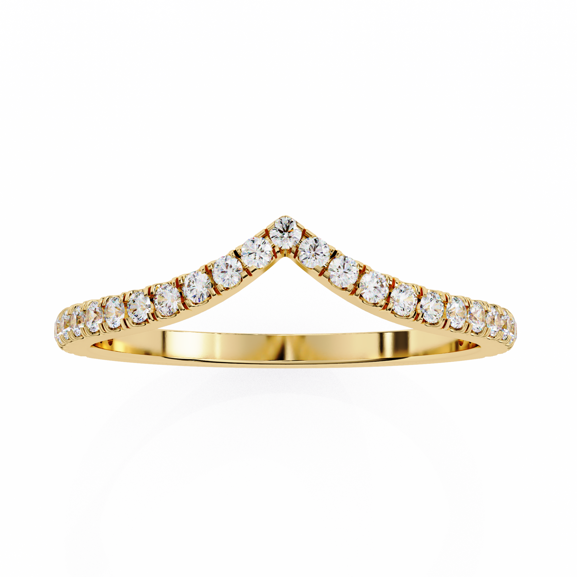 Lyra - Yellow Gold - cad_242-YG-round-angle