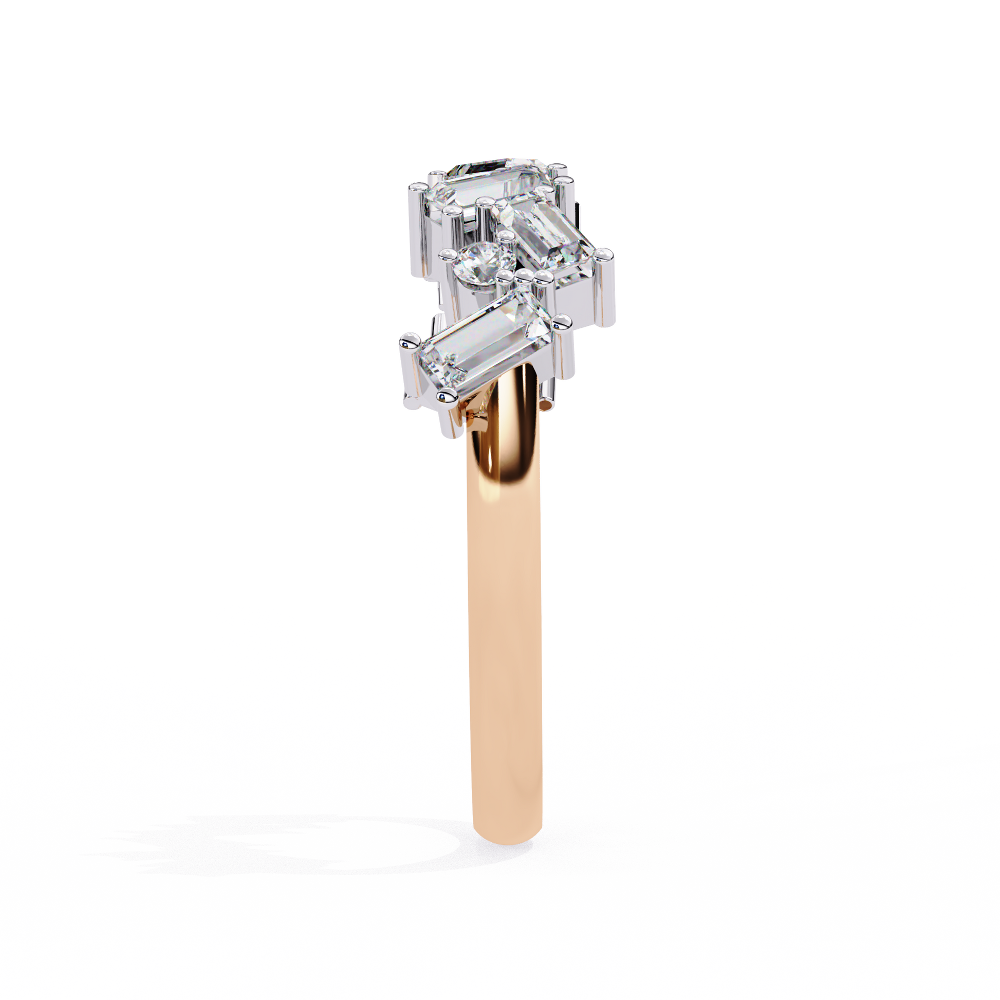 Ophelia - Yellow Gold - cad_249-YG-emerald-angle