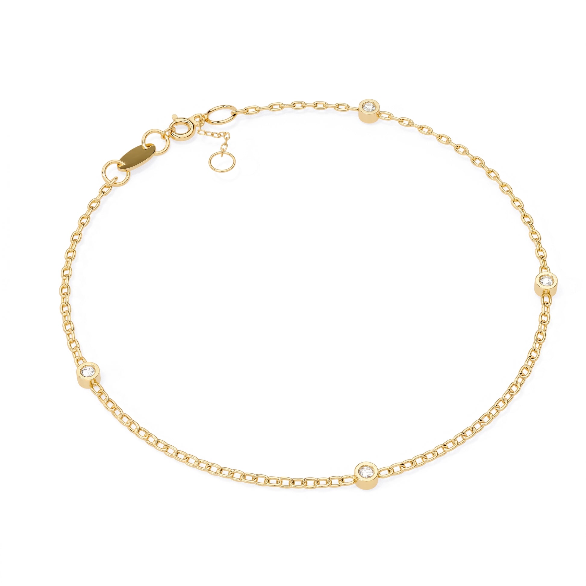 Calla - Yellow Gold - calla-YG-round-top