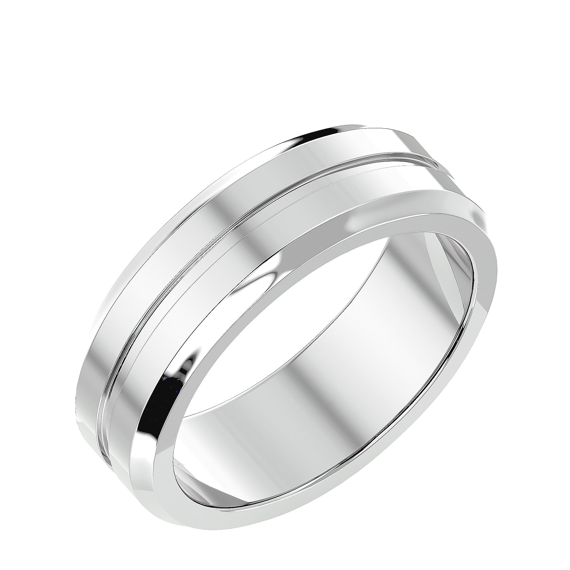 Camille - White Gold - camille-WG-band-angle
