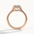 Carrie - Rose Gold - carrie-RG-emerald-front